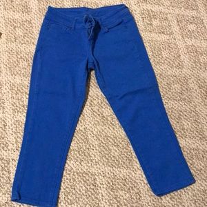 3 pairs of colored Jean capris